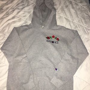 Bootleg Gucci x Champion hoodie